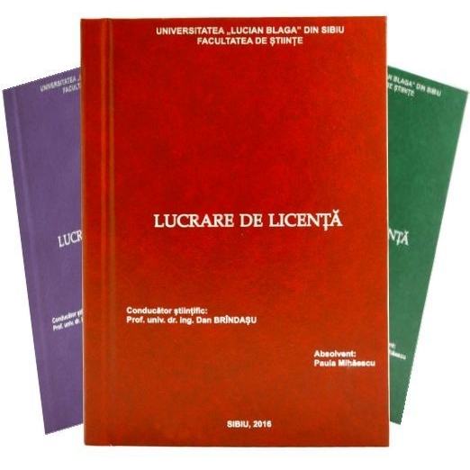 Lucrări de licență și disertație legate